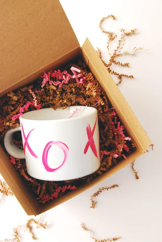 DIY xo mug