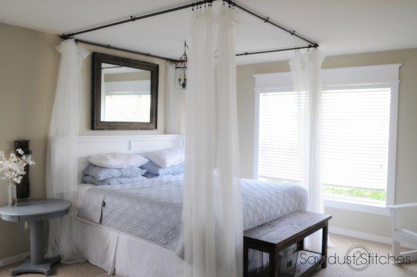 DIy bohemian canopy bed