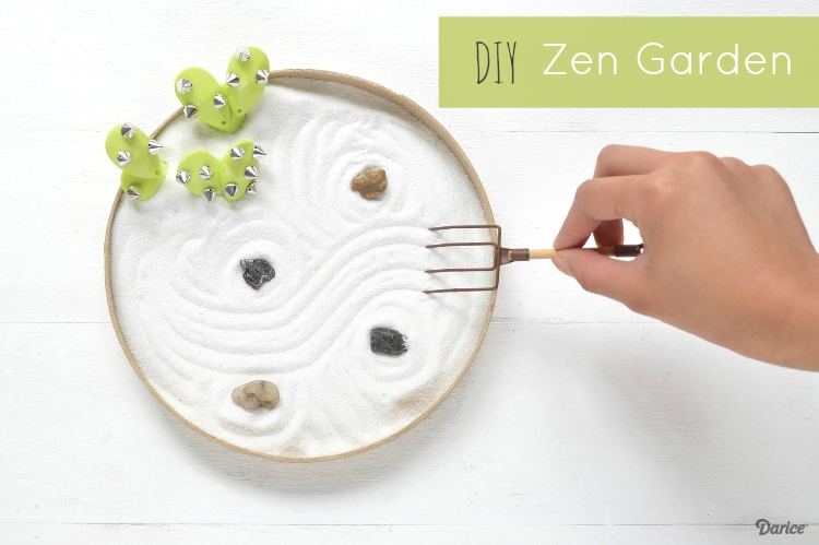 DIy simple zen garden