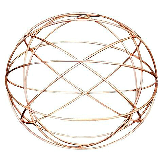 Decorative copper ball