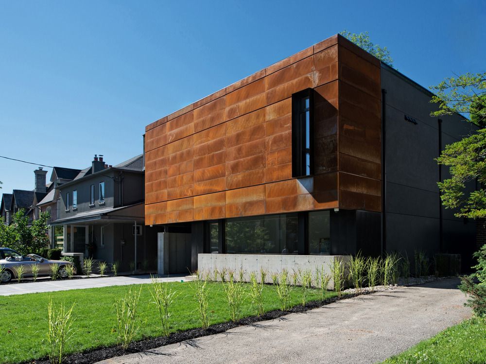 Design Heathdale Residence Corten Steel Facade