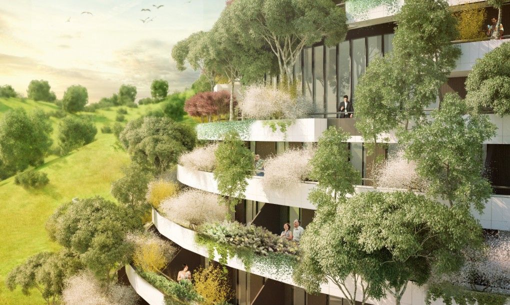 Design Vertical forest Mountain Hotel