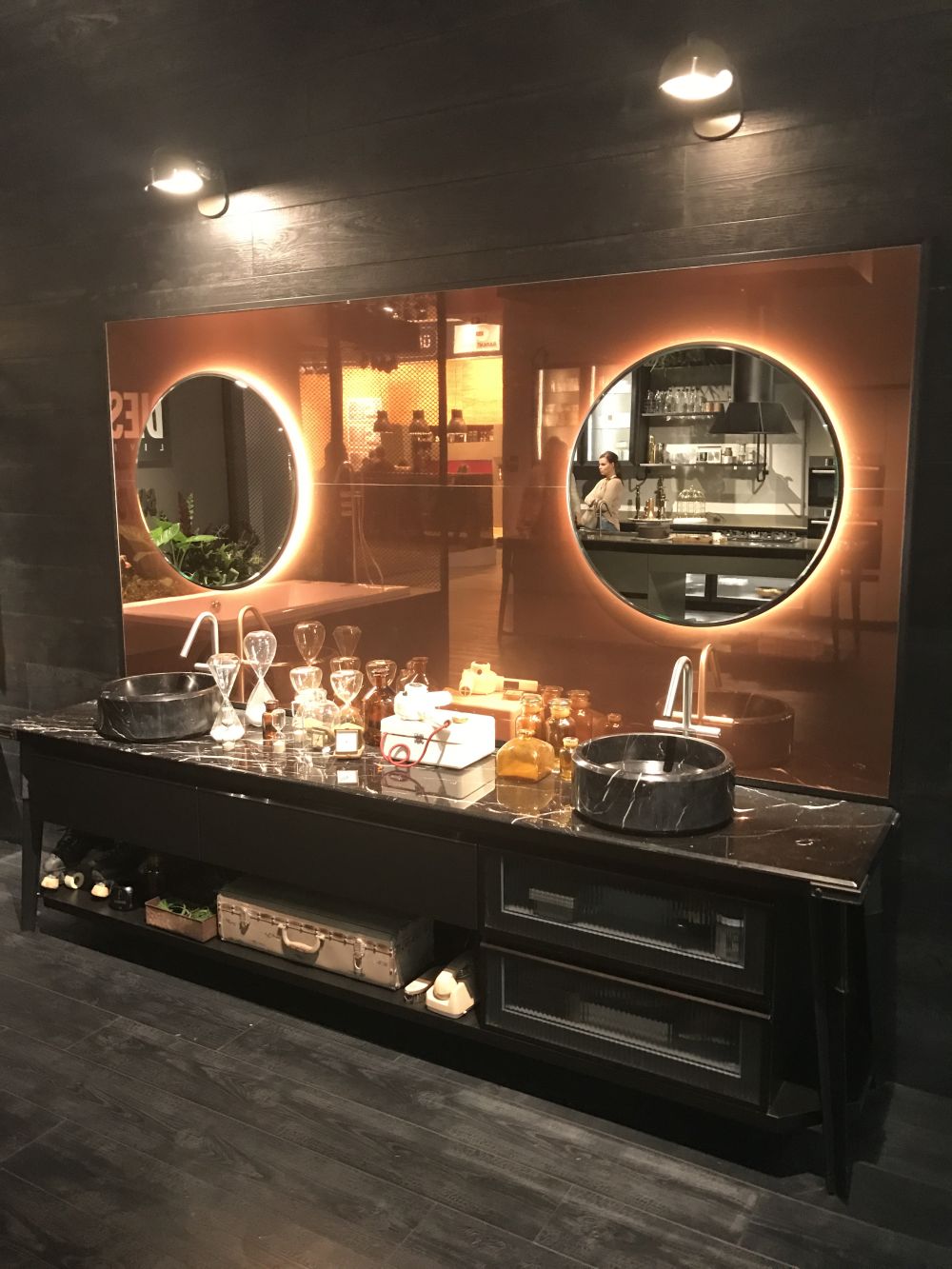 Diesel and scavolini open workshop bathroom