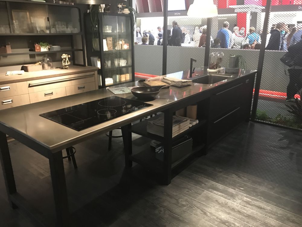 Diesel social kitchen design by Scavolini