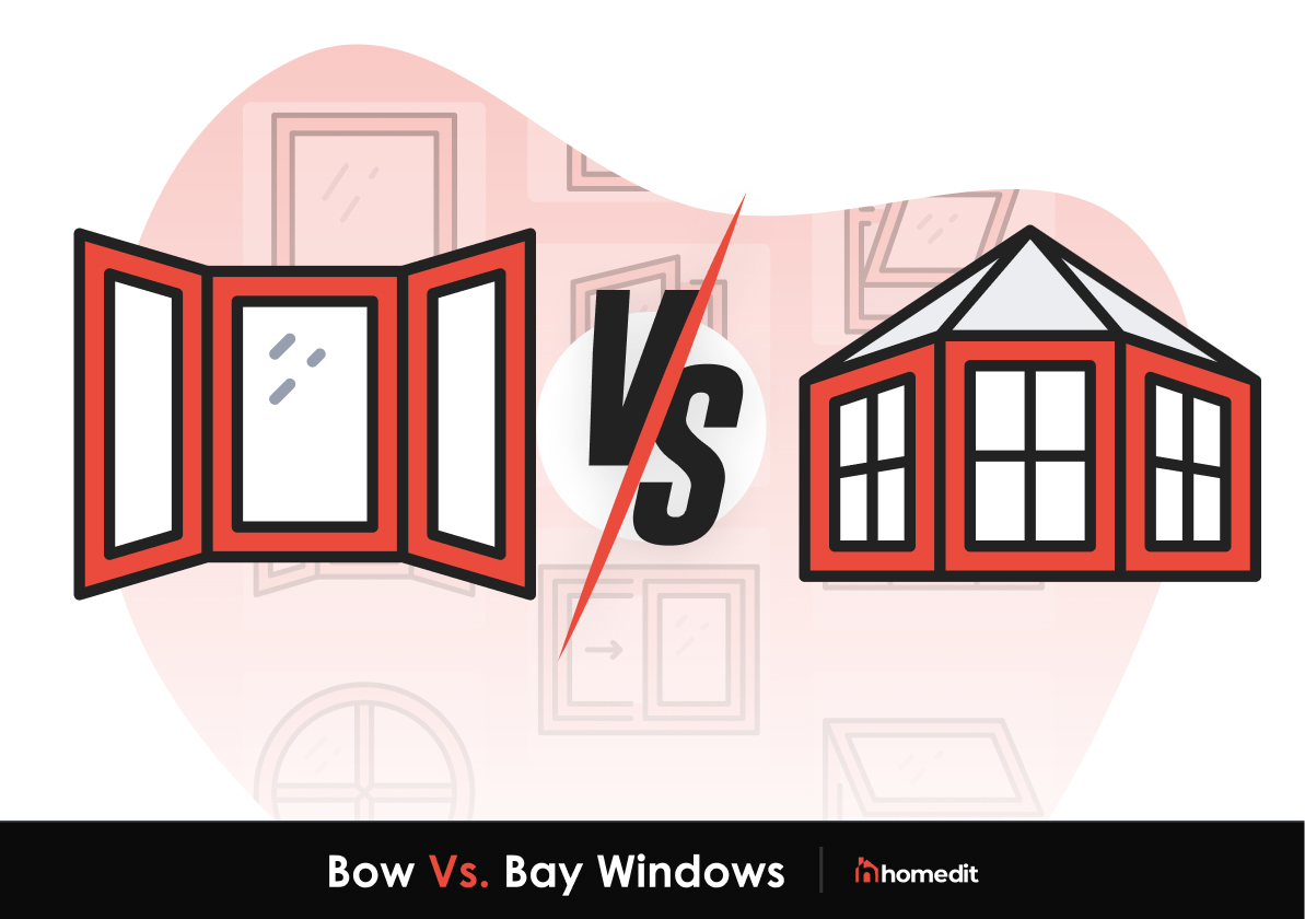 Bow and bay windows