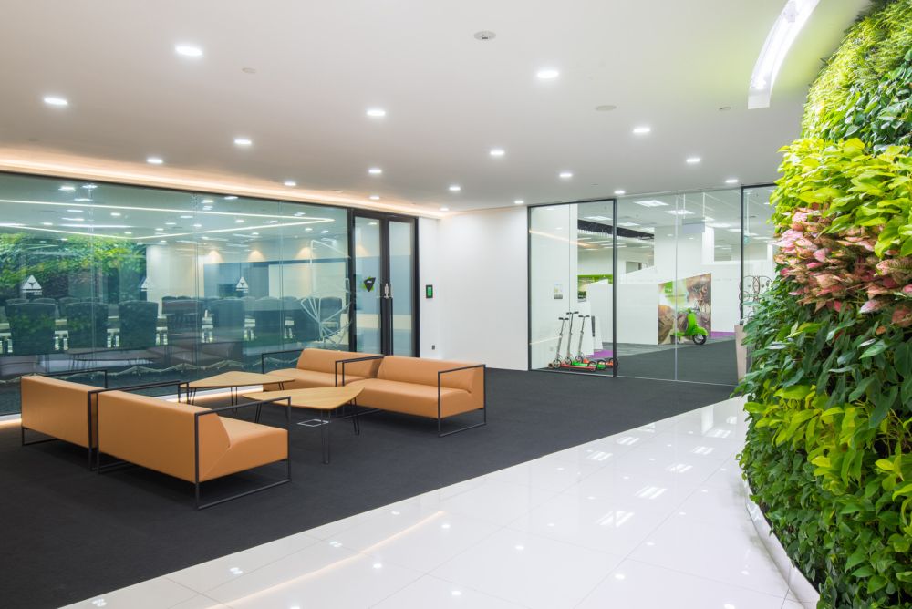 Dimension Data Offices – Singapore Green Wall