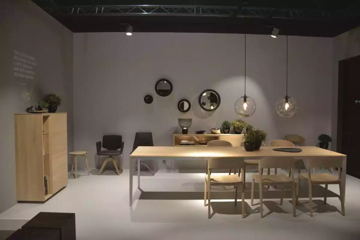 Dining area EuroCucina and Team7 at Salone del mobile 2018