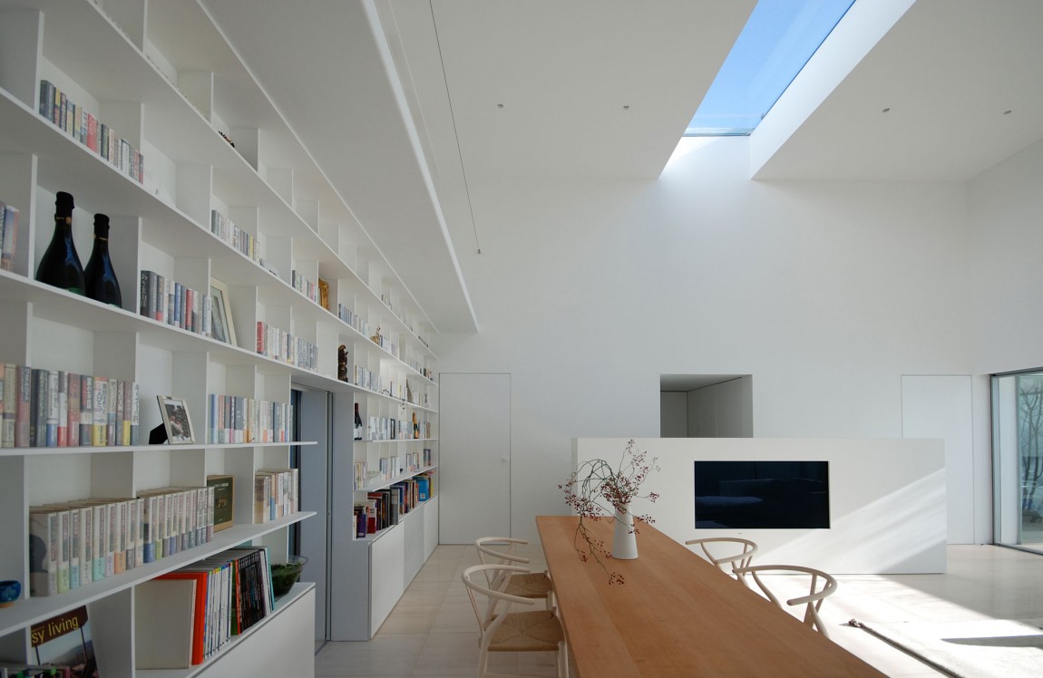 Dining room home library design