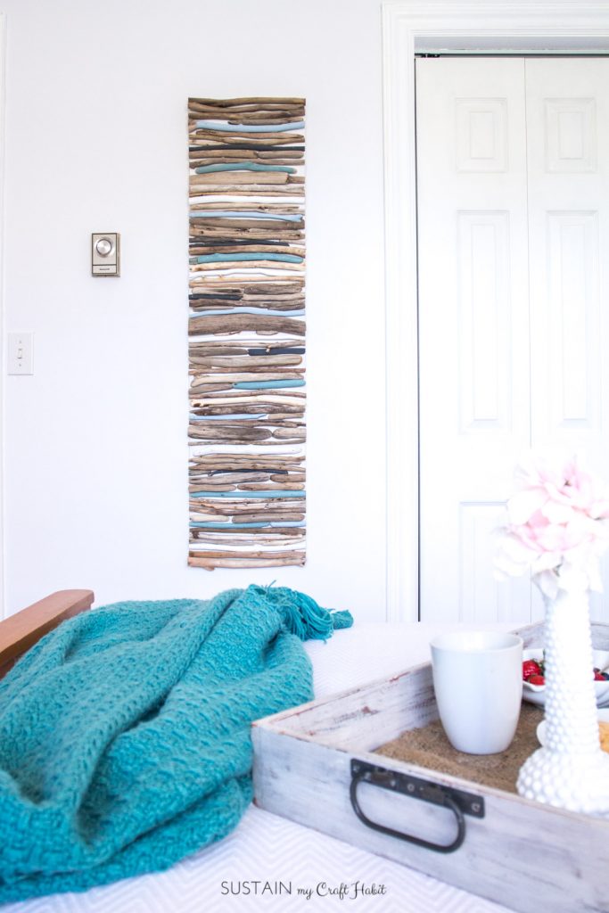 Diy coastal wall driftwood decor