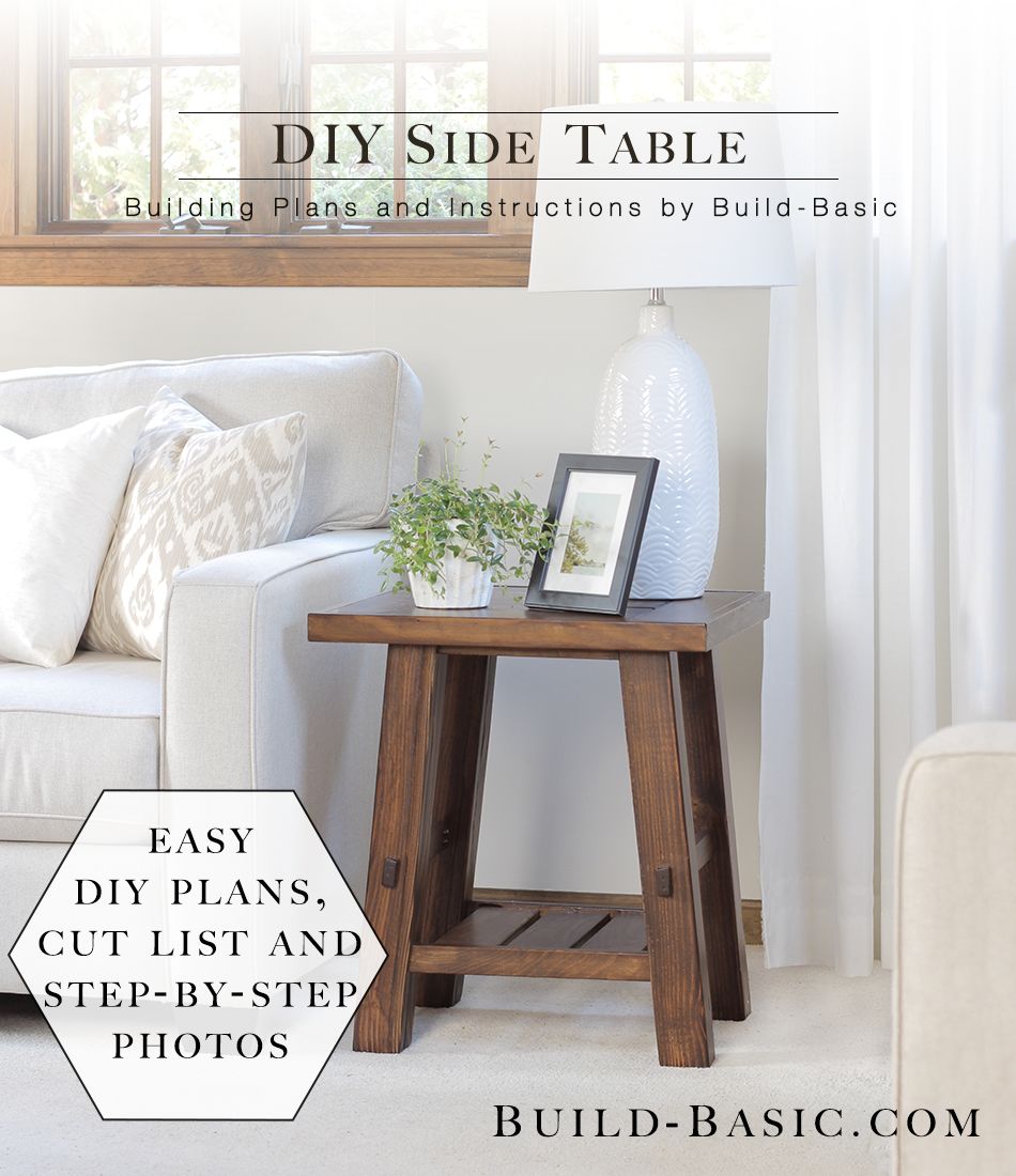 Diy side table chair