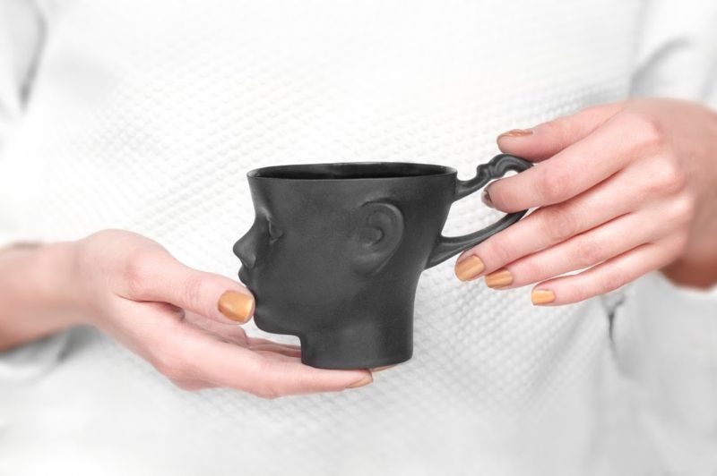 Doll head mug