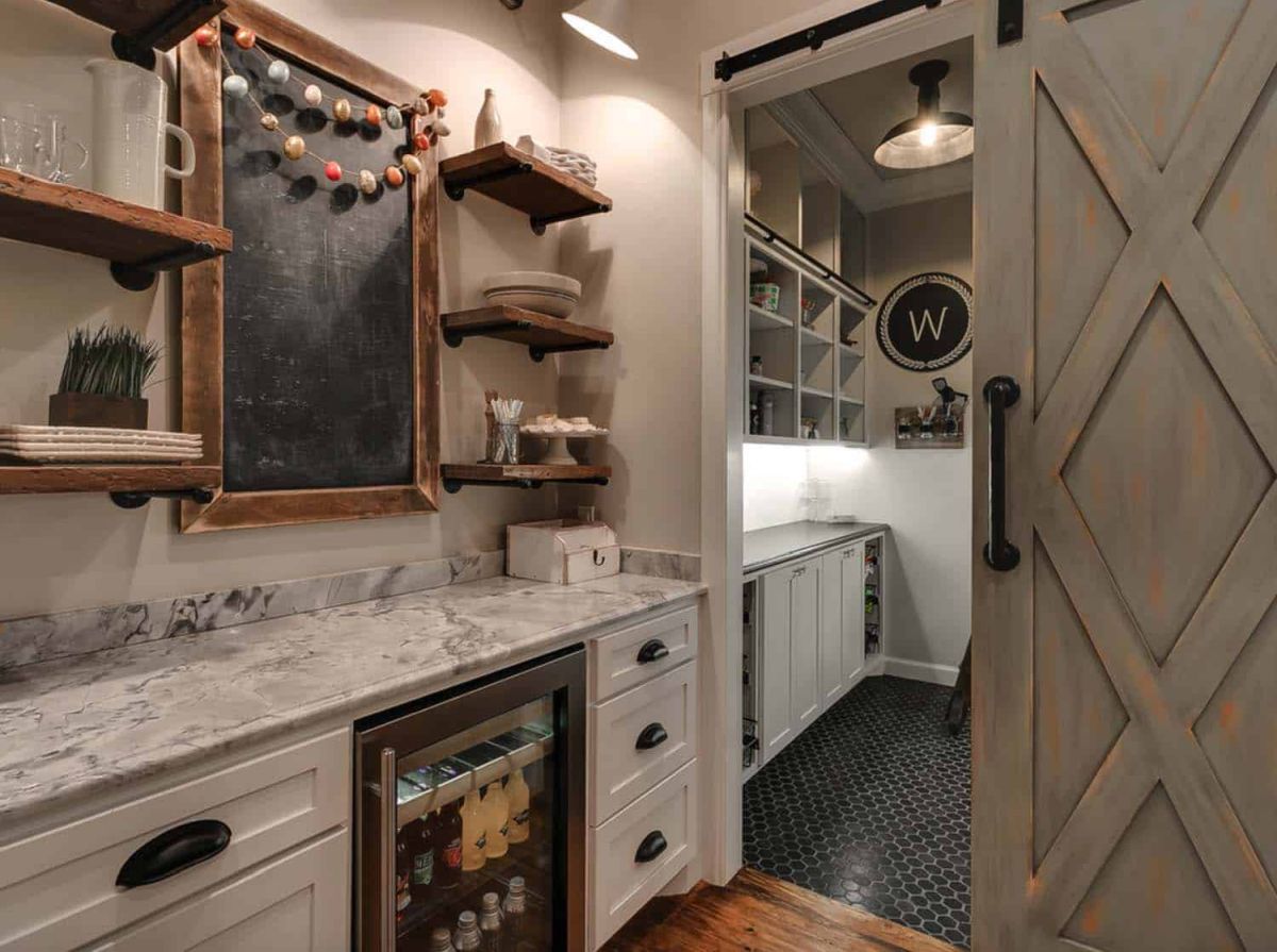 Double “X” Paneled Farmhouse Pantry Door