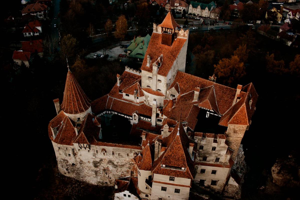 The interior courtyards are well protected by the fortress walls
