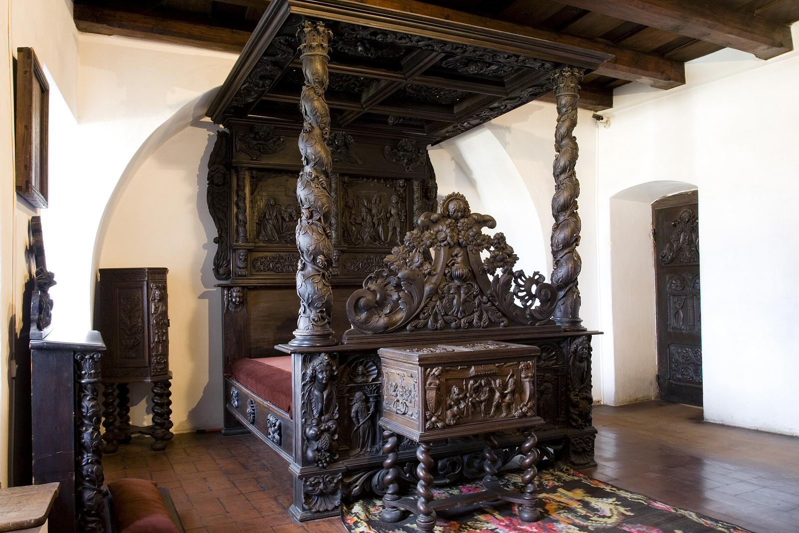 This bed is one of the most impressive furniture pieces in the entire castle