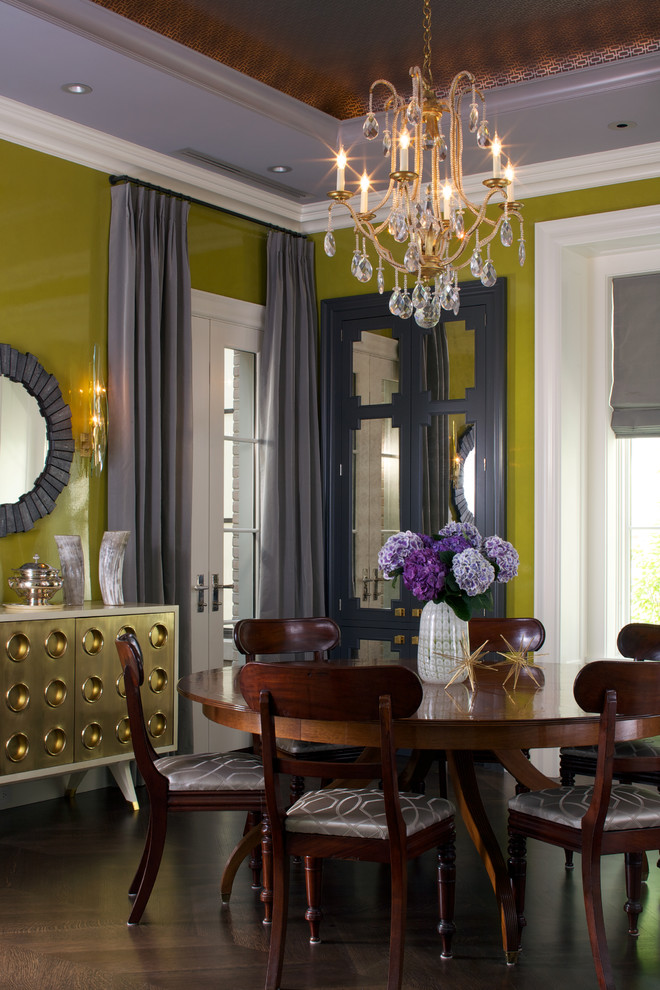 Dramatic high-gloss chartreuse