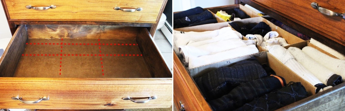 How To Make Homemade Drawer Dividers in 15 Minutes