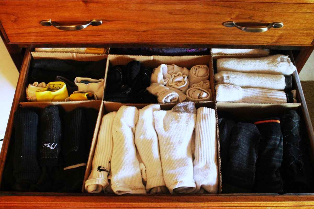 Drawer into your new DIY drawer dividers