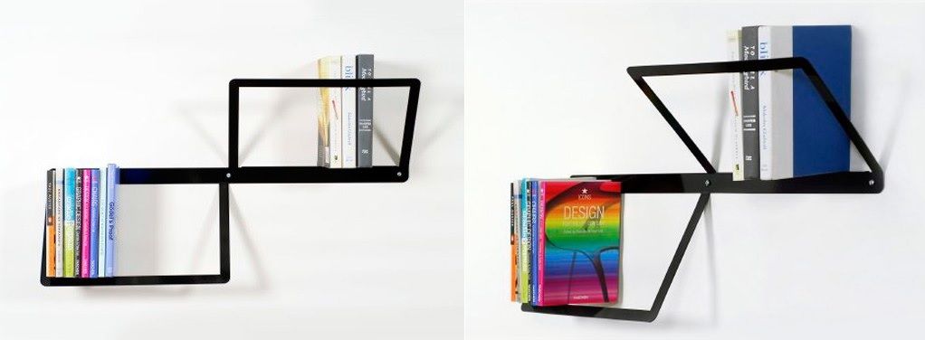 Duo Bookshelf with a 3Ddesign