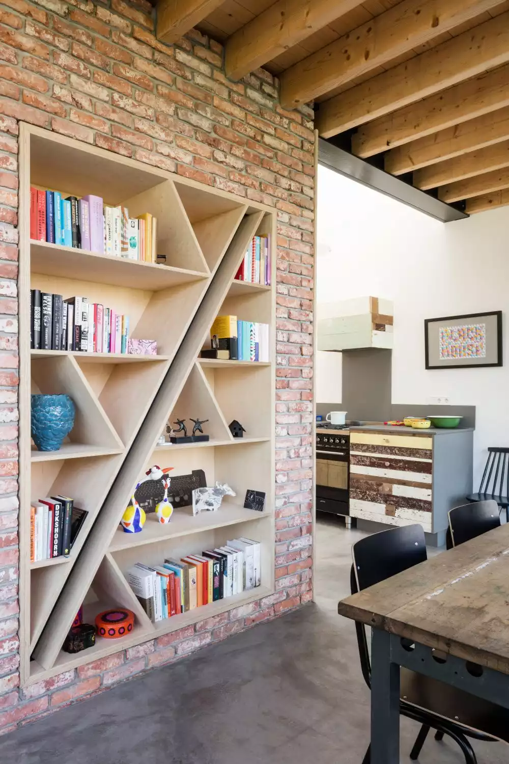 Dutch architect Chris Collaris - built in bookcase