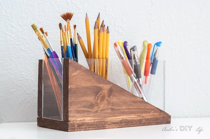 EASY DIY MODERN PENCIL HOLDER