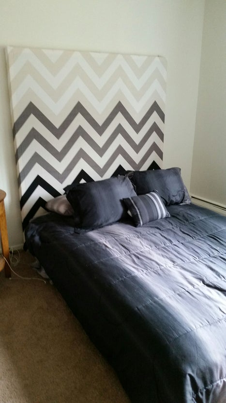 Easy DIY Decorative Headboard