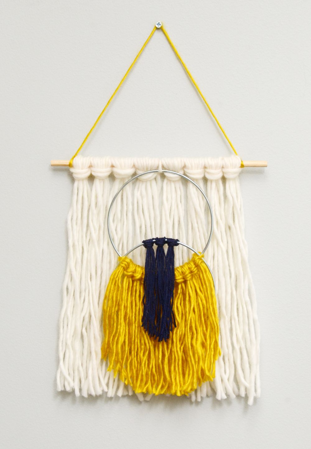 Yarn Tassel Wall Hanging