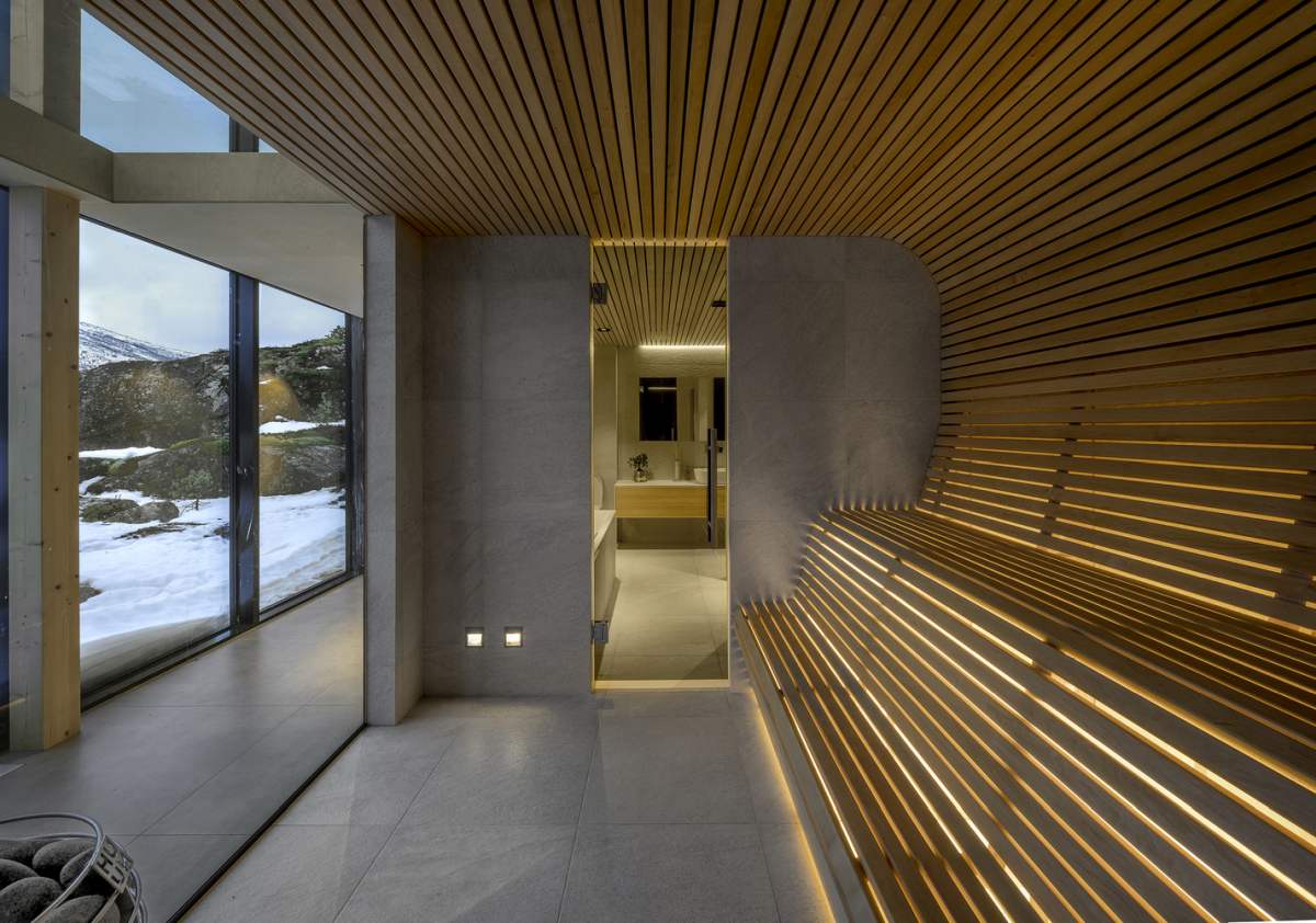Efjord Retreat Cabin Stinessen Arkitektur sauna