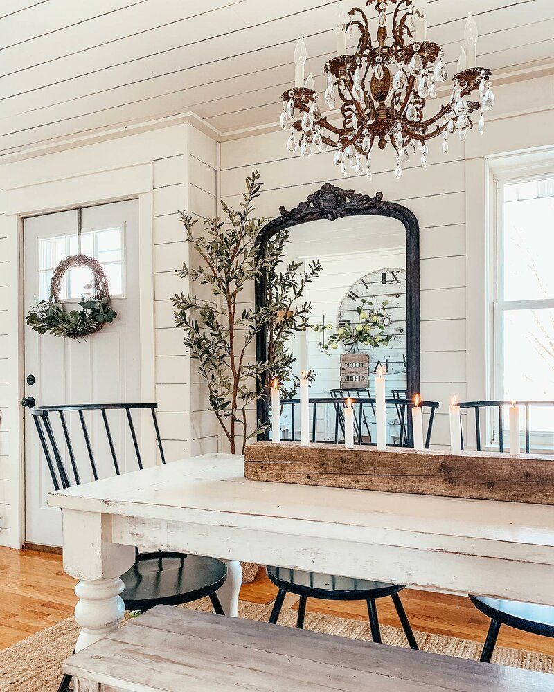 Elegant farmhouse dining chairs