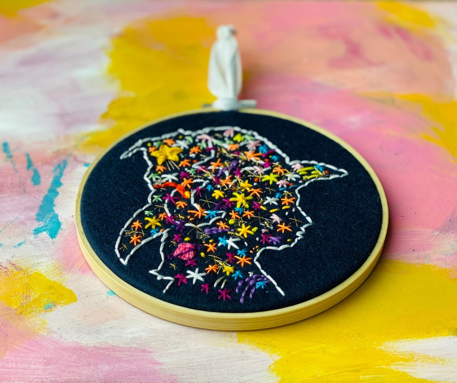 Embroidering