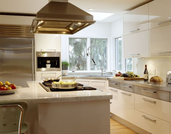 Ergonomic contemporary kitchen