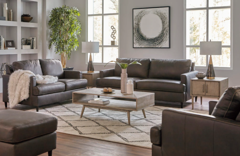Espresso Leather Sofas