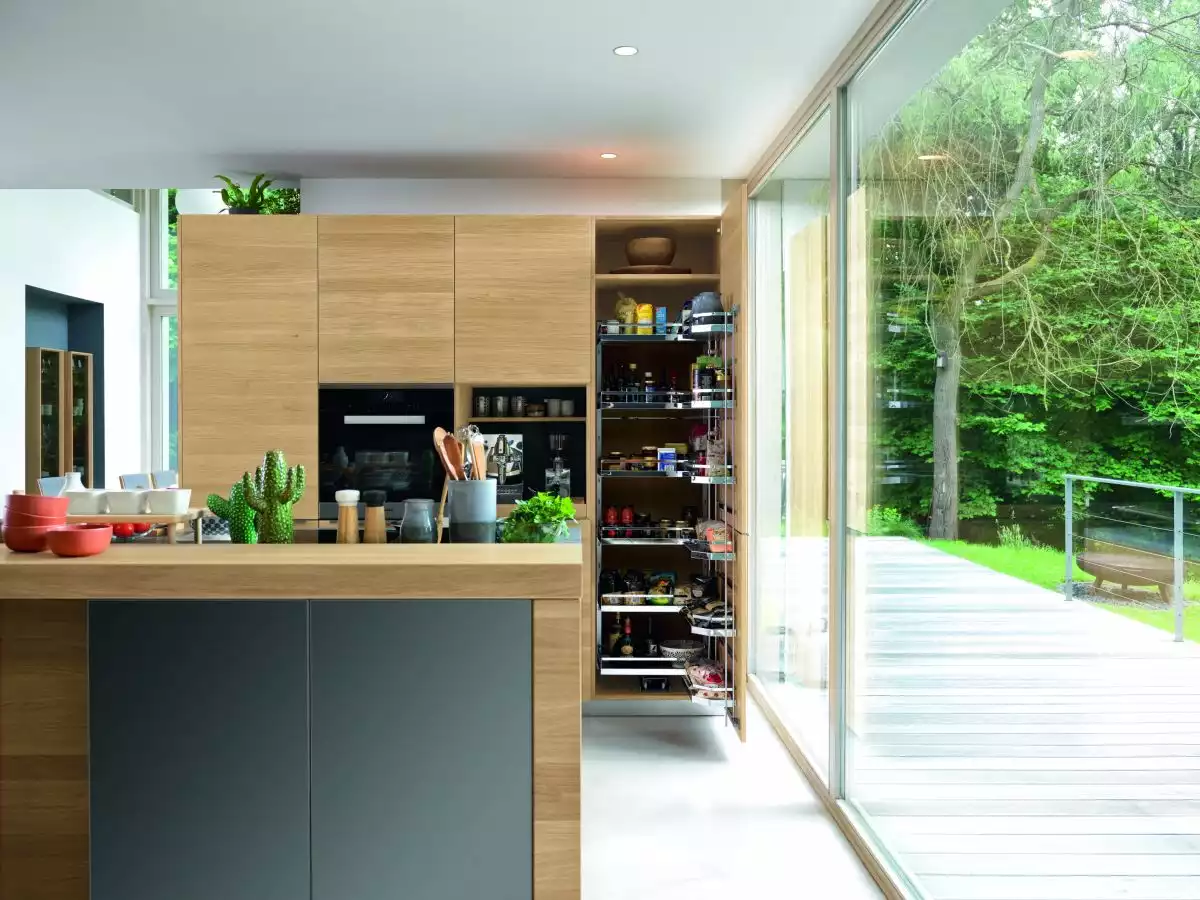 EuroCucina Linee Kitchen design from Team7 with storage system