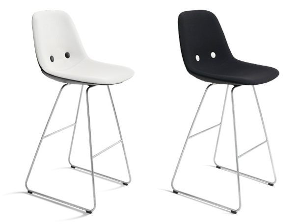 Eyes black and white stool