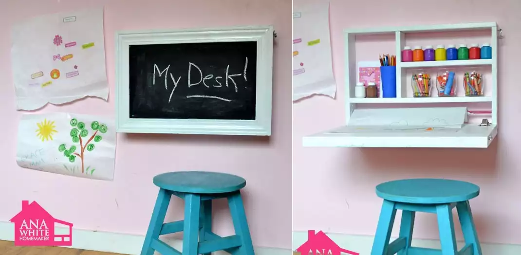 FLip down desk
