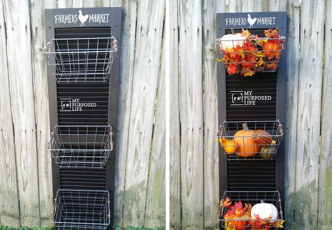 Farmer wire baskets storage