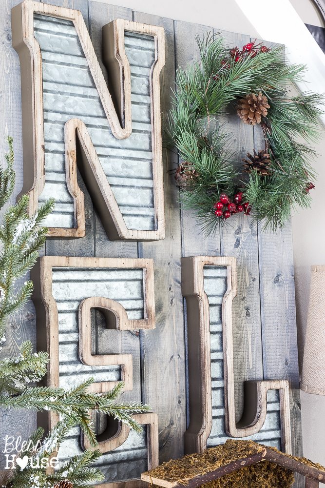 Farmhouse Christmas Interior Design Noel