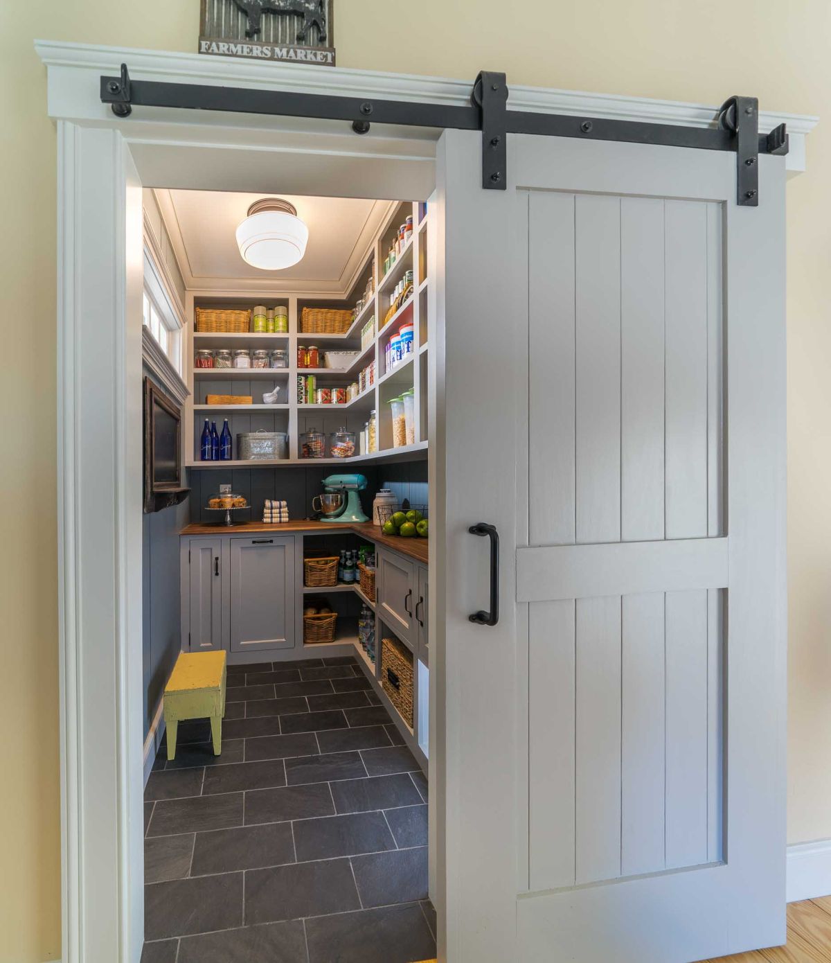 Farmhouse Sliding Pantry Door