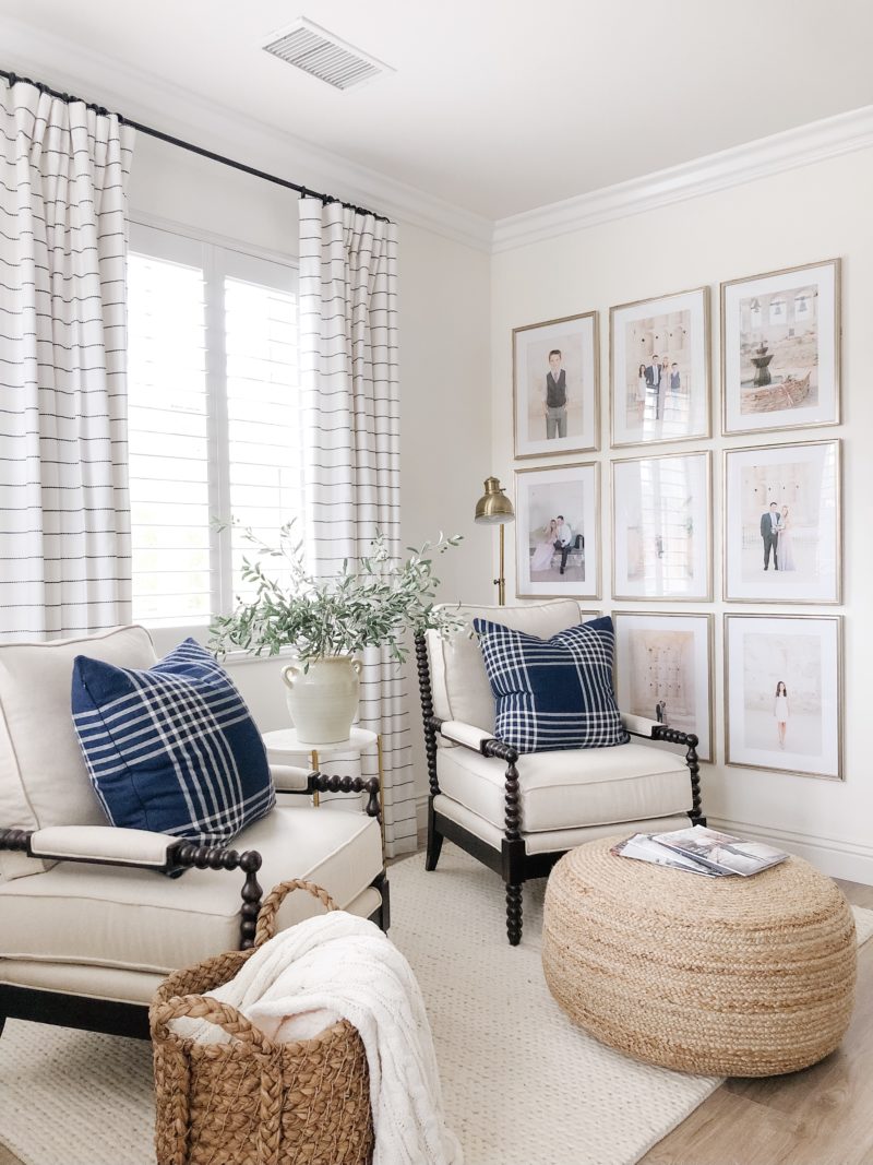 Farmhouse accent chairs for the living room