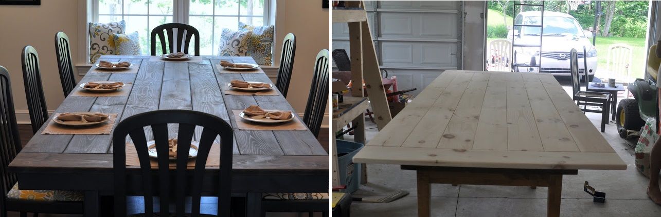 Farmhouse table plans - large