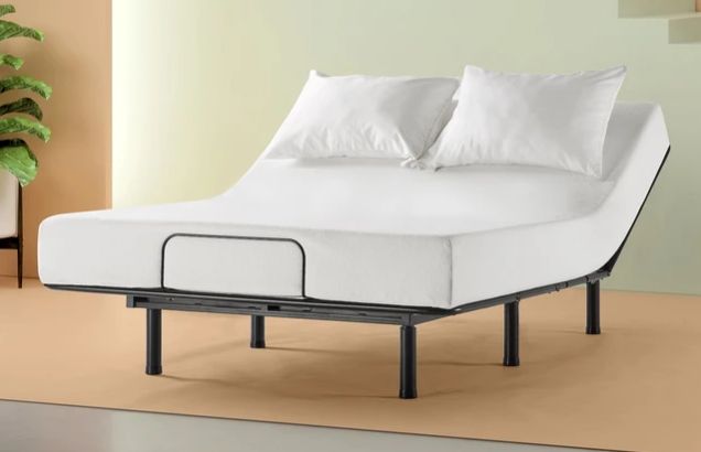 Featherlite Metal Adjustable Bed Frame with Zero Gravity Positioning