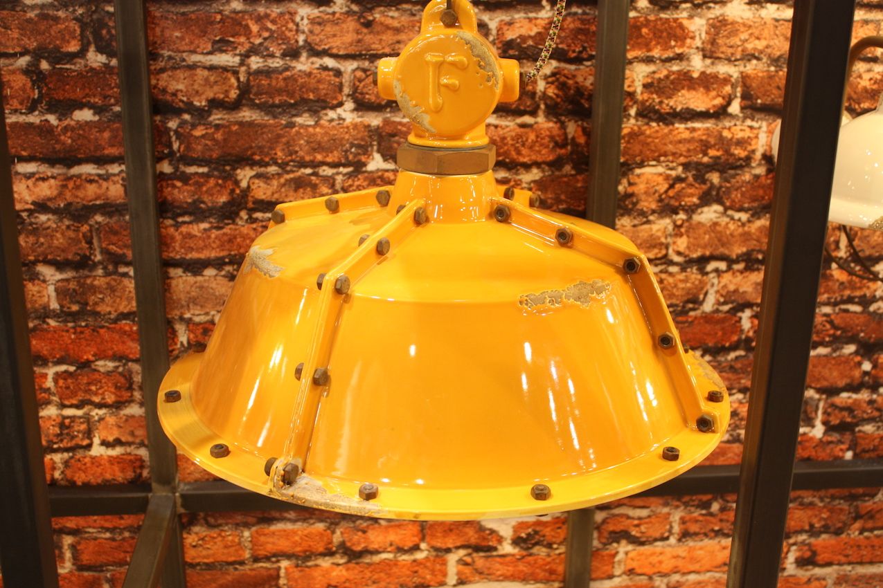 Ferroluce Retro Yellow Pendant