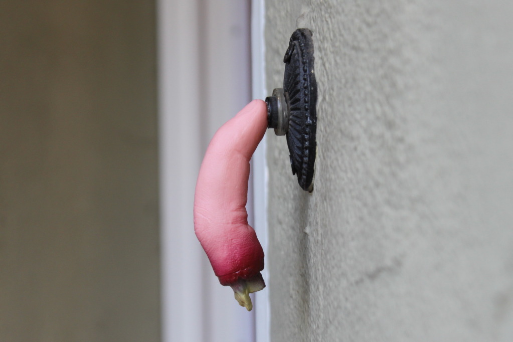 Finger Ringing Doorbell