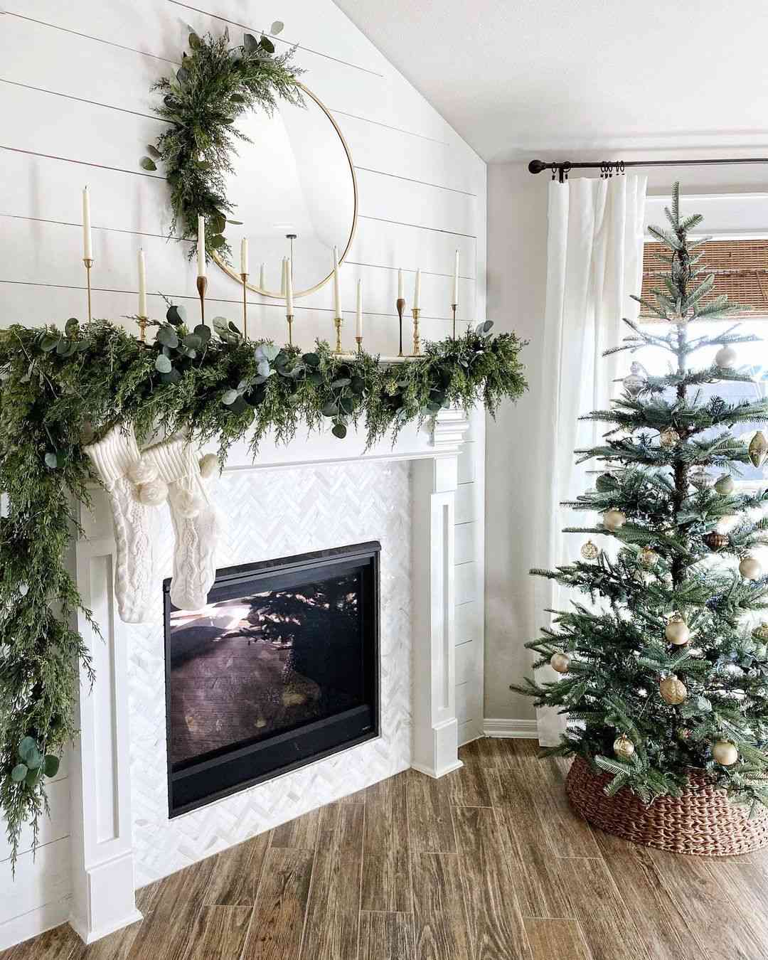 Christmas Fireplace Design Inspiration Ideas