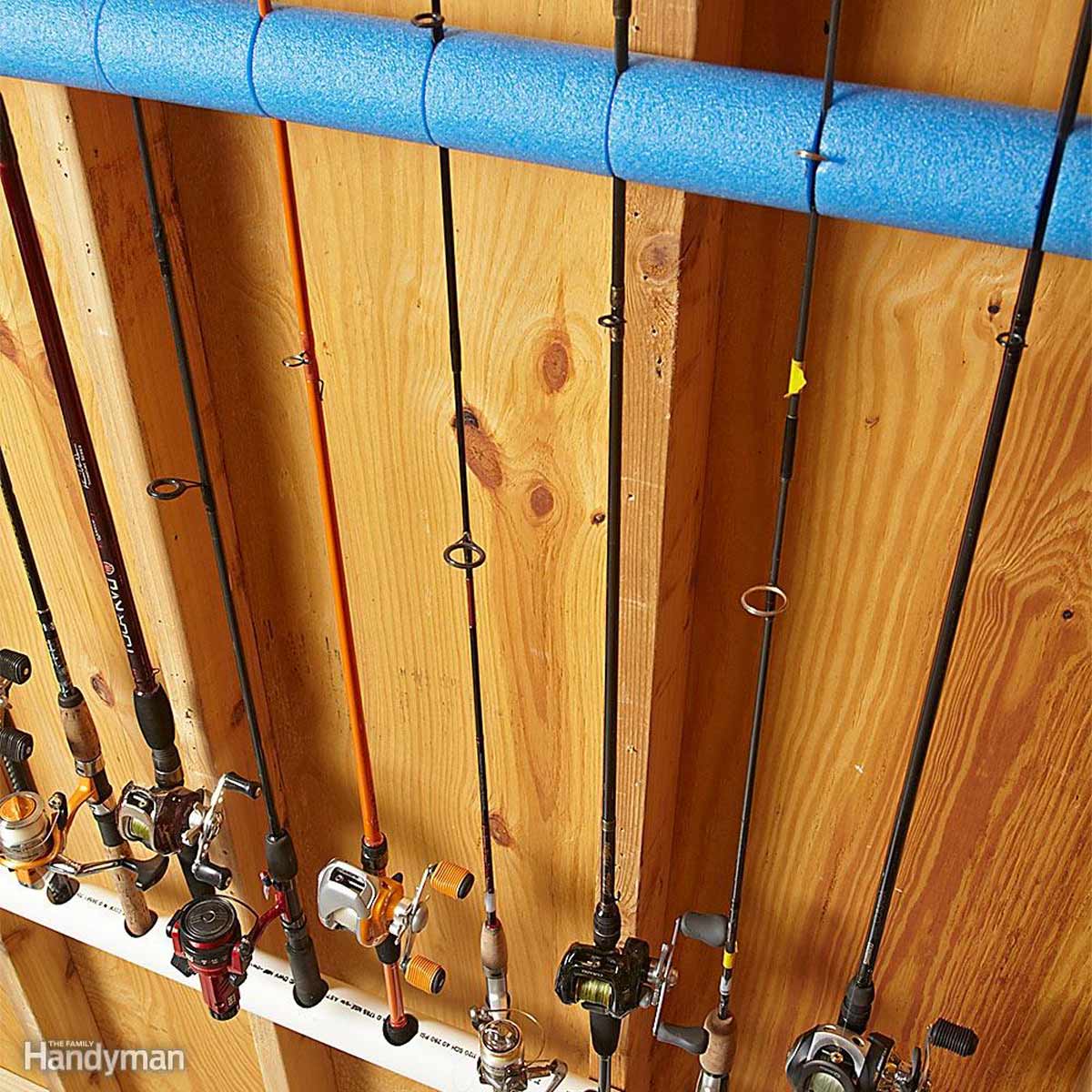 Fishing rods Organization Garage