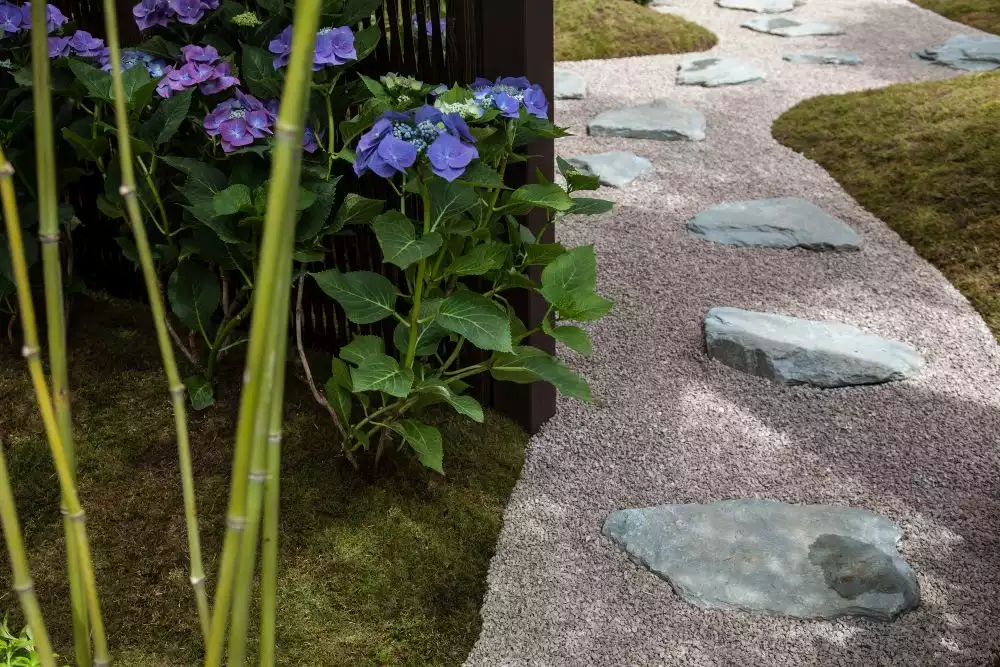 Flagstone pathway