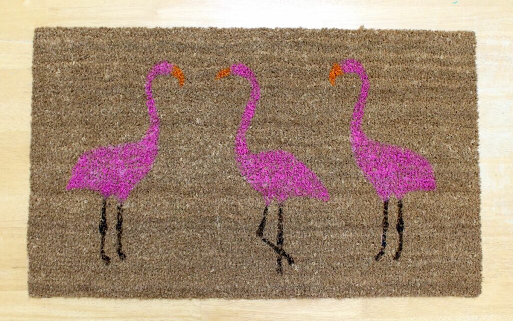 Flamingo Doormat