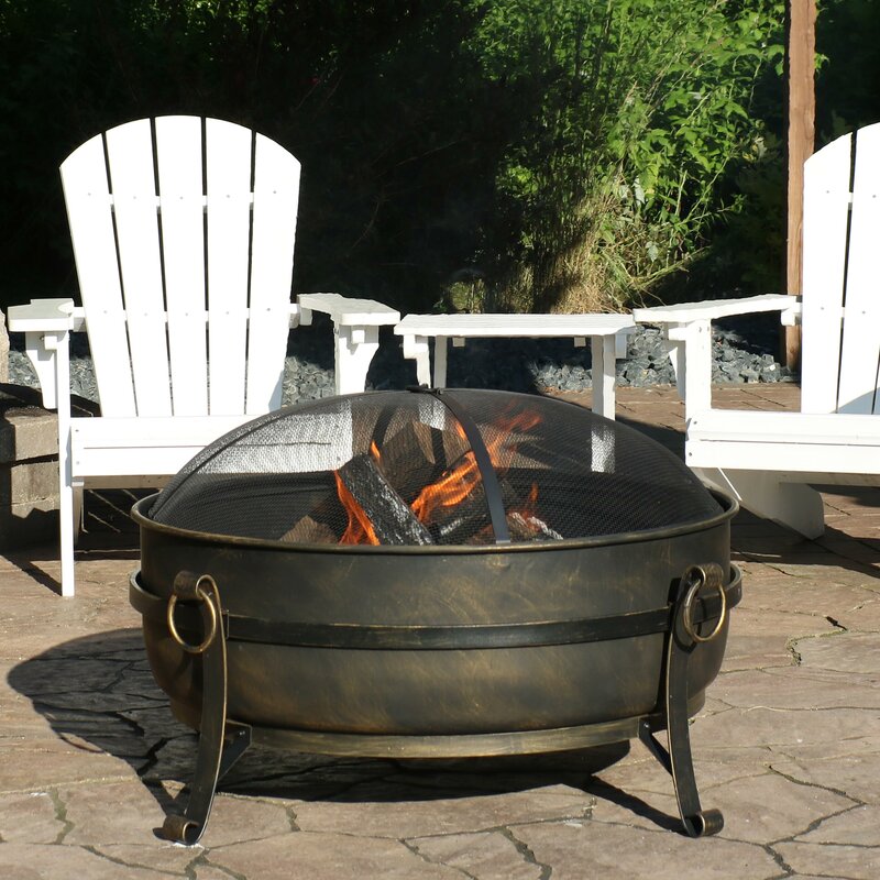 Flanigan Steel Outdoor Fire Pit