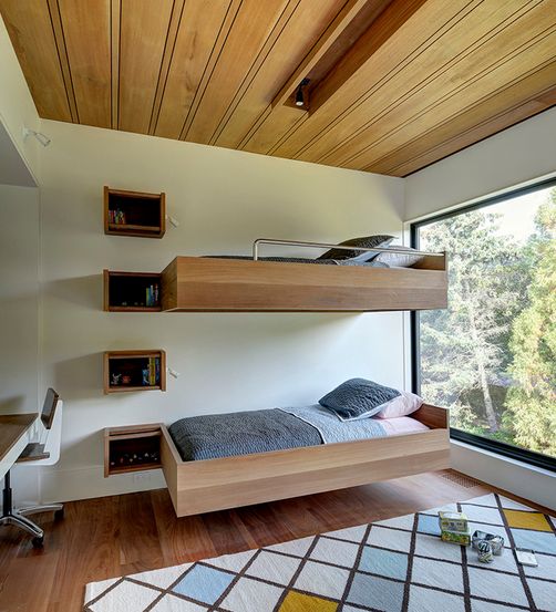 Floating bunk beds