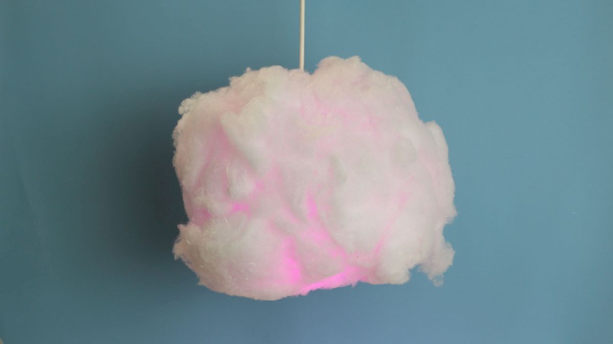 Fluffy Cloud Lamp For Kids Room