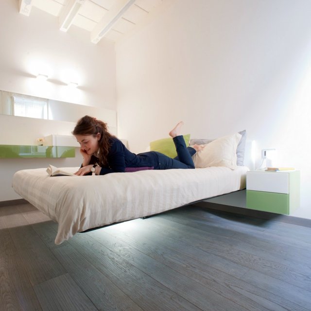 Fluttua Floating Bed by Daniele Lago